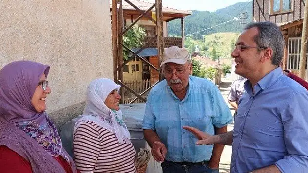 Kaymakam Pişkin'den köy ziyareti
