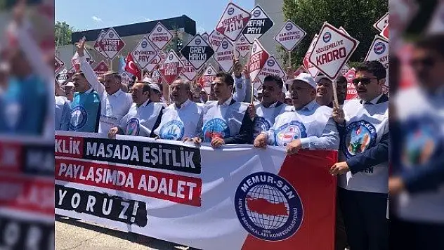 Memur-Sen zam talebini açıkladı