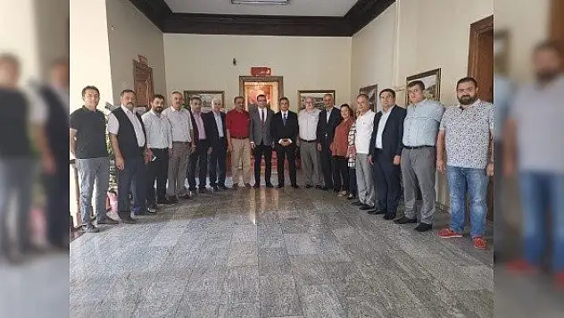 AK Parti'den Kaymakam Çenet'e hayırlı olsun ziyareti