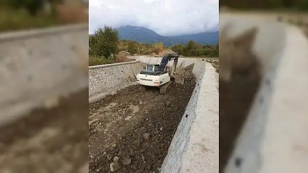 Cide'de Kuz Deresinde çalışmalar başlatıldı