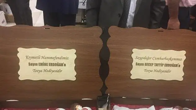 Cumhurbaşkanı Erdoğan'a Tosya Pirinci hediye edildi