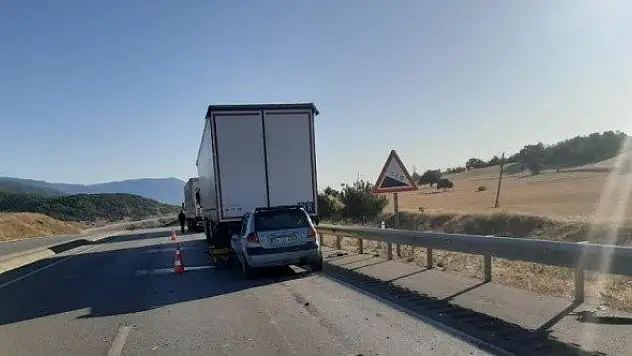Tosya'da trafik kazası 1 yaralı