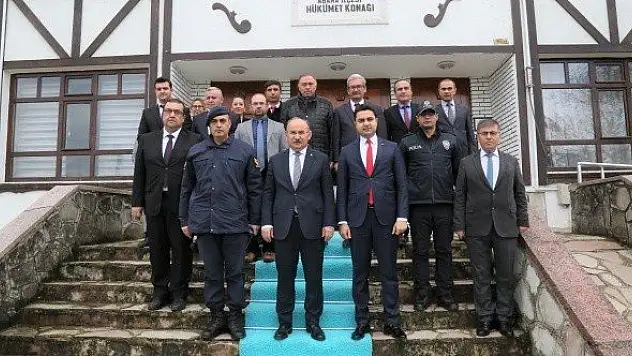 Vali Karadeniz, Abana'yı ziyaret etti