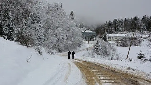 İnebolu'da kar yağışı etkili oldu