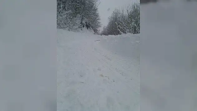 Kastamonu'da eğitime kar engeli