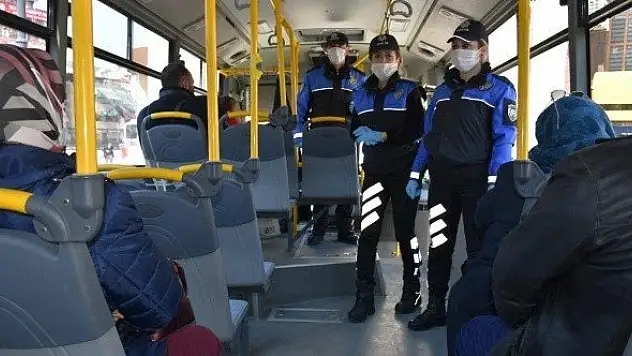 65 yaş kuralına uymayan 17 şahsa 6 bin 682 TL para cezası