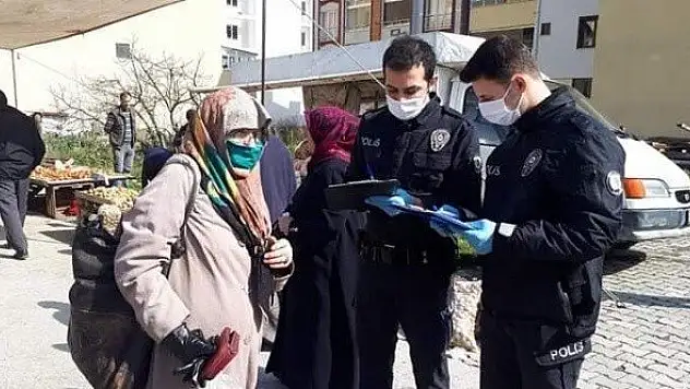 Bozkurt'ta yasağa uymayan 5 kişiye para cezası kesildi