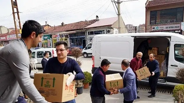 KATSO'dan ihtiyaç sahibi ailelere gıda yardımı