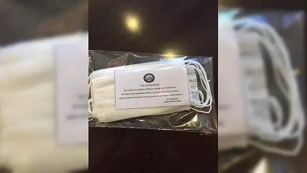 Kaymakam makam aracıyla köy köy gezip maske dağıtıyor