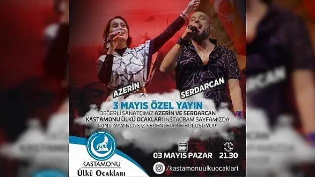 Ülkü Ocakları'ndan 3 Mayıs Milliyetçiler Günü'ne özel konser