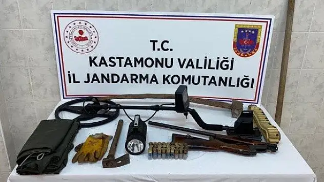 Kaçak kazı yapanlara &quotsosyal mesafe&quot kuralından para cezası uygulandı