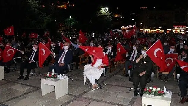 Kastamonu'da, 15 Temmuz anma etkinliği