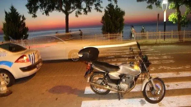 Köpeğe çarpmamak için kaza yaptı