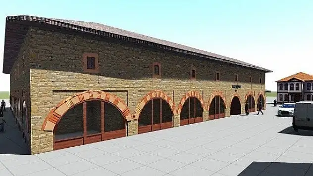 449 yıllık hanın &quotGastronomi Merkezi&quot olması için çalışmalar sürüyor