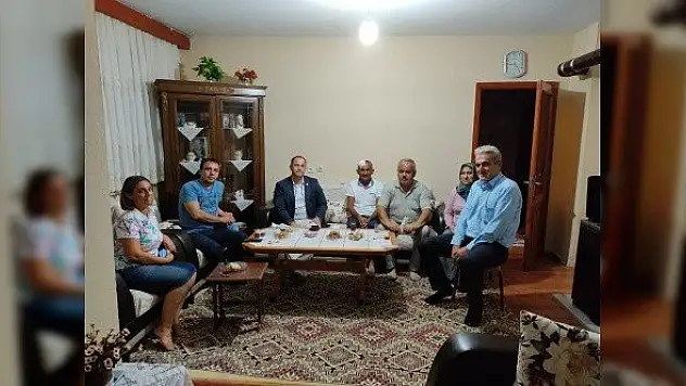 Milletvekili Baltacı, temizlik görevlisi İlker Ok'u ziyaret etti