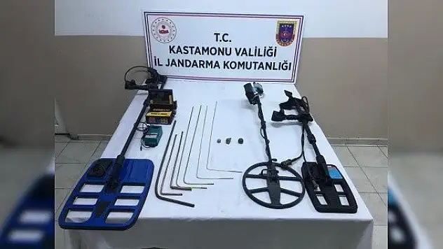 İzinsiz kazı yapan 6 kişi gözaltına alındı