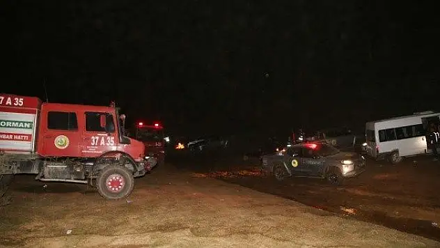 Çatalzeytin'deki orman yangını kontrol altına alındı