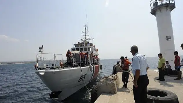 23 ceset ve sağ 4 kişi Geyikli İskelesi'ne getirildi