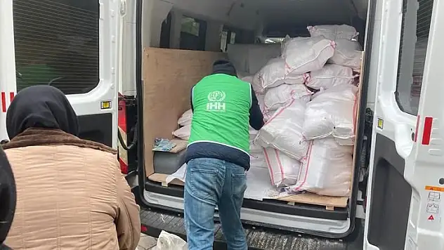 500 aileye gıda yardımı