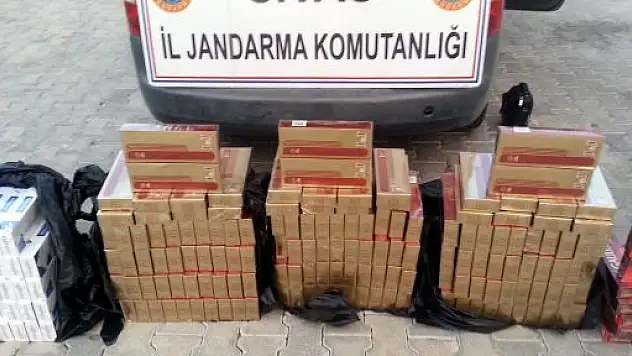 6 Bin 500 Paket Kaçak Sigara Ele Geçirildi