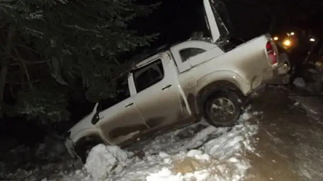 7 Metre Şarampole Uçtu