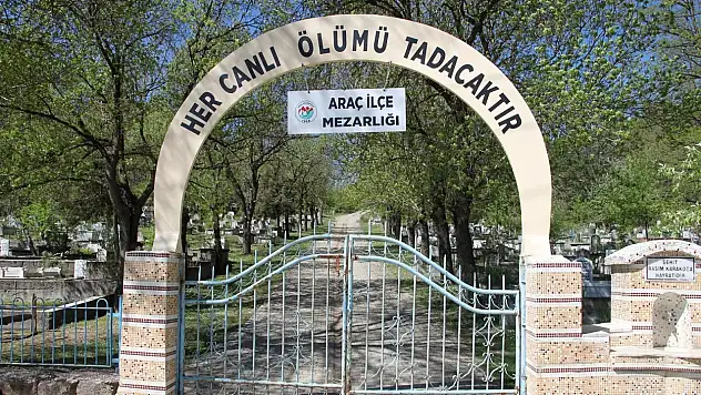 Araç'ta mezarlık bilgi sistemi oluşturuldu