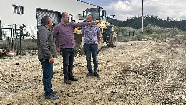 Asfalt ve kilit parke çalışması