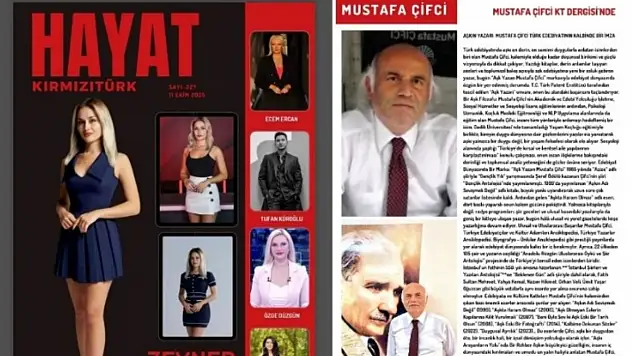 Aşk Yazarı Çifci, Hayat Kırmızı Türk Dergisinde