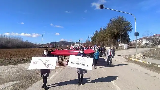 Bağımsızlığın simgesi İstiklal Marşı, Daday'da kutlandı