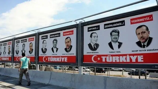 Başkent'te 'Erdoğan'ı yedirmeyiz' afişleri