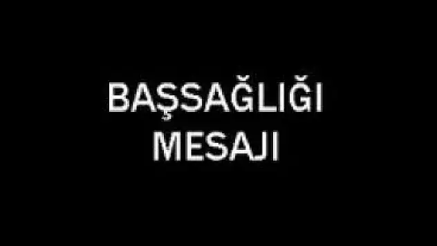 Başsağlığı Mesajı