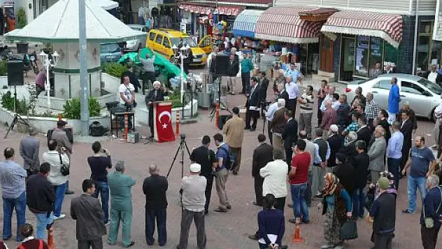 Çatalzeytin'de Miting Düzenlendi
