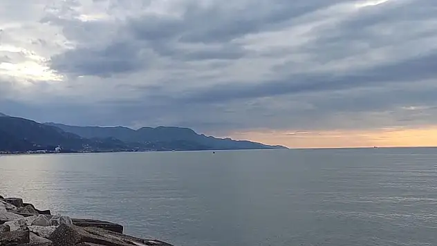 Cide'de yük gemisinden düşen şahıs aranıyor