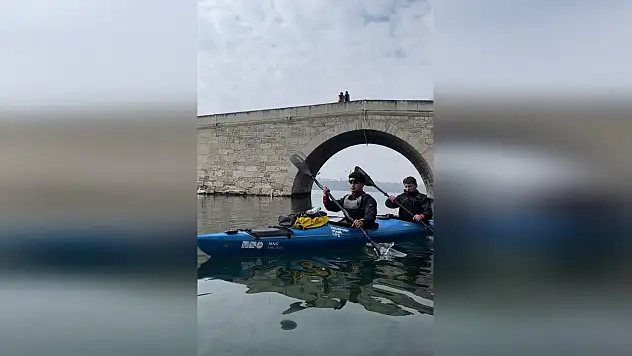 Çılgın İnebolulu kanocular Çanakkale yolunda
