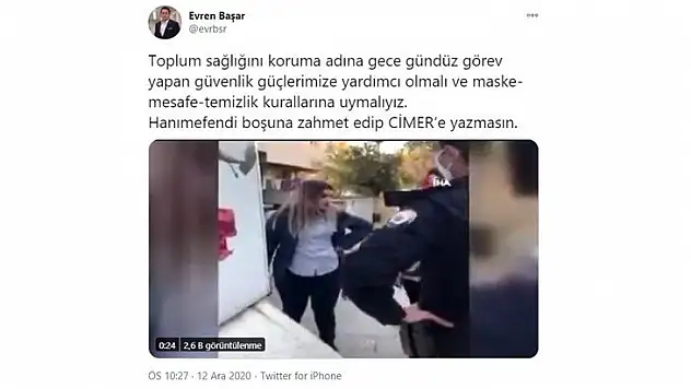 CİMER'den cevap geldi! 'Boşuna zahmet edip yazma'