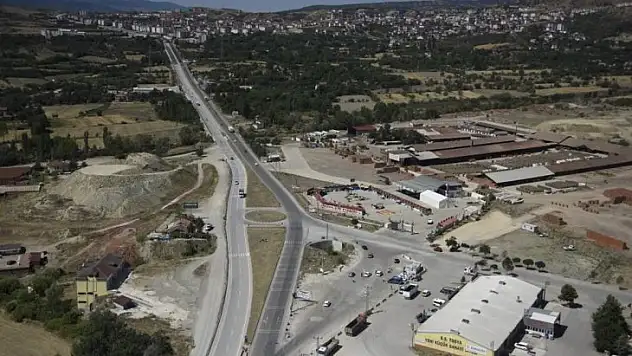 D-100 kara yolu havadan denetlendi