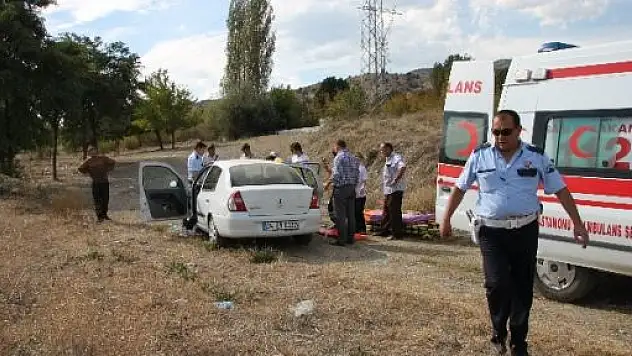 D-100'de Trafik Kazasında 1 Kişi Yaralandı 