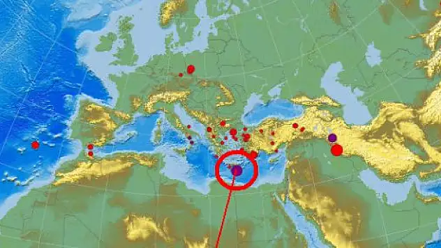 Girit Adası'nda beklenen deprem oldu