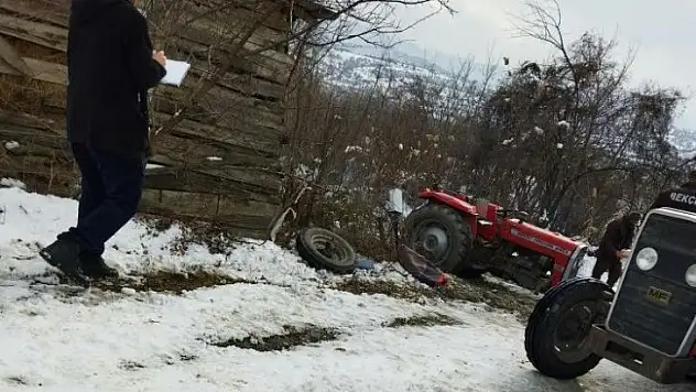 Traktör kazası! Sürücü hayatını kaybetti