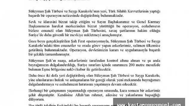 Dört Dilde Şah Fırat Operasyonu