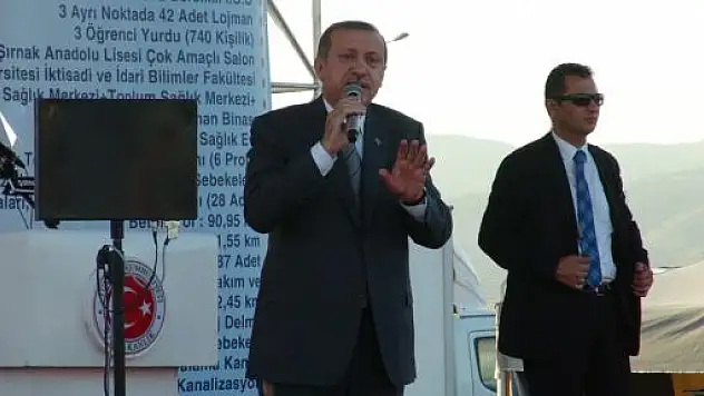 Erdoğan Şırnak'ta: Hepimiz Nuh'un gemisinden çıkmış nesillerin devamıyız