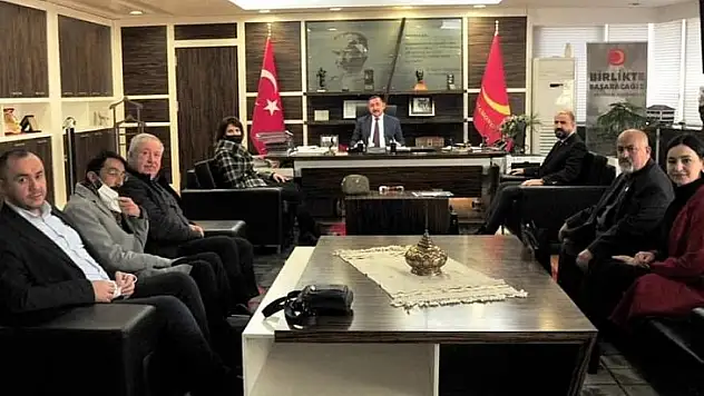 Gazeteciler Cemiyeti'nden Başkan Vidinlioğlu'nu ziyaret