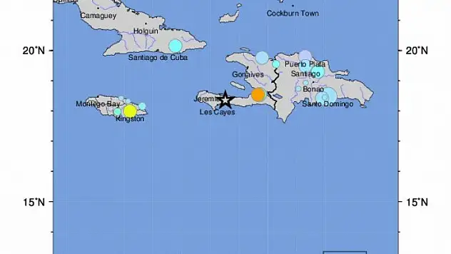 Haiti'de 7.2 büyüklüğünde deprem