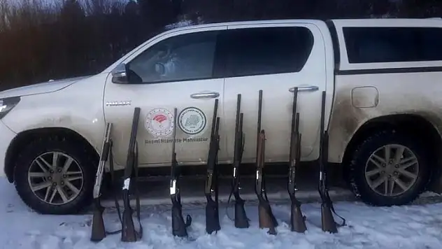 Kaçak avlanan 9 kişiye 12 bin lira idari para cezası