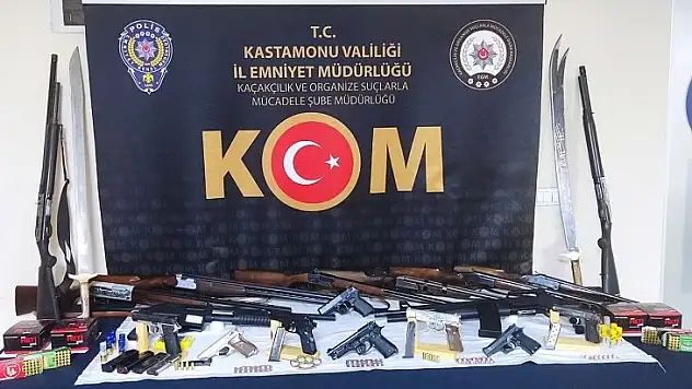 Kaçak silah operasyonu! 20 gözaltı