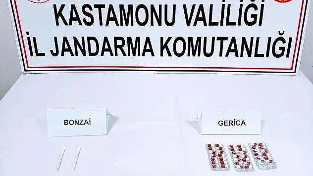 Kastamonu'da 40 adet uyuşturucu hap ele geçirildi