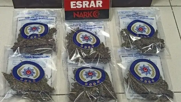 Kastamonu'da uyuşturucu ile yakalanan şahıs gözaltına alındı