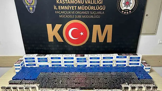 Binlerce makaron ele geçirildi