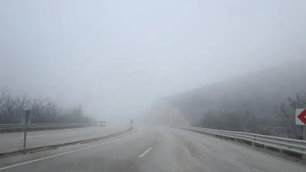 Kastamonu'da sis ulaşımı olumsuz etkiliyor