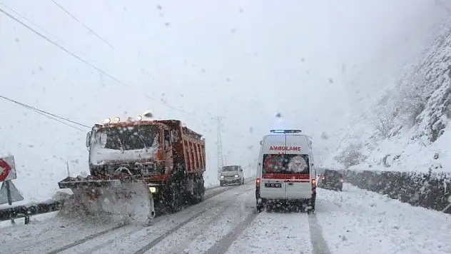 Kastamonu'da yoğun kar yağışı